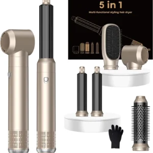 5-in-1 Hair Dryer Brush Set: Ionic Styler